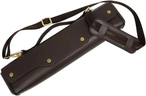 BESPORTBLE Coffee Flute Supplies Flute Case with Shoulder Strap Lightweight Brass Flute Carry Case Flute Storage Bag
