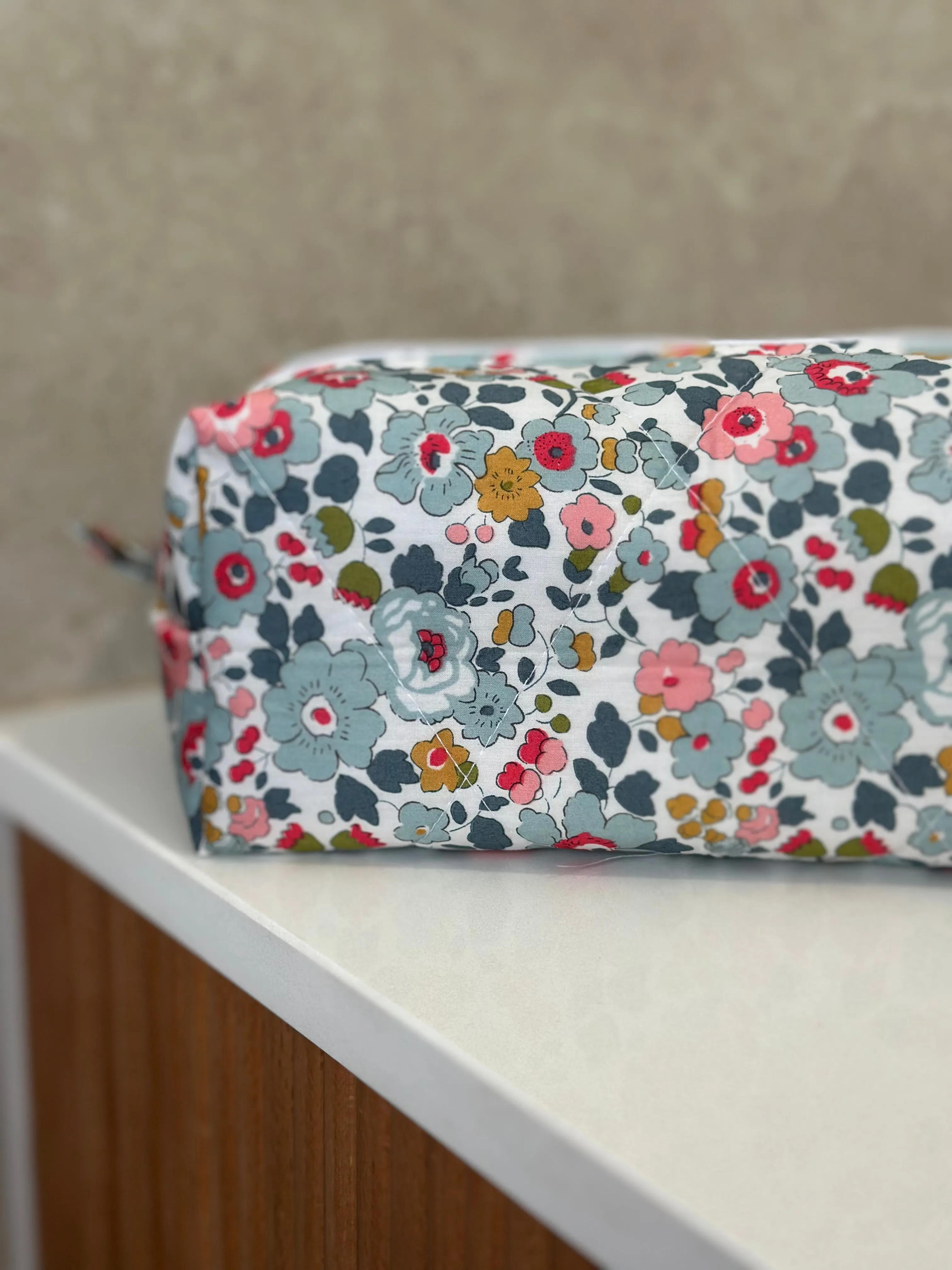 Betsy Blue Liberty   Blue Gingham Bag
