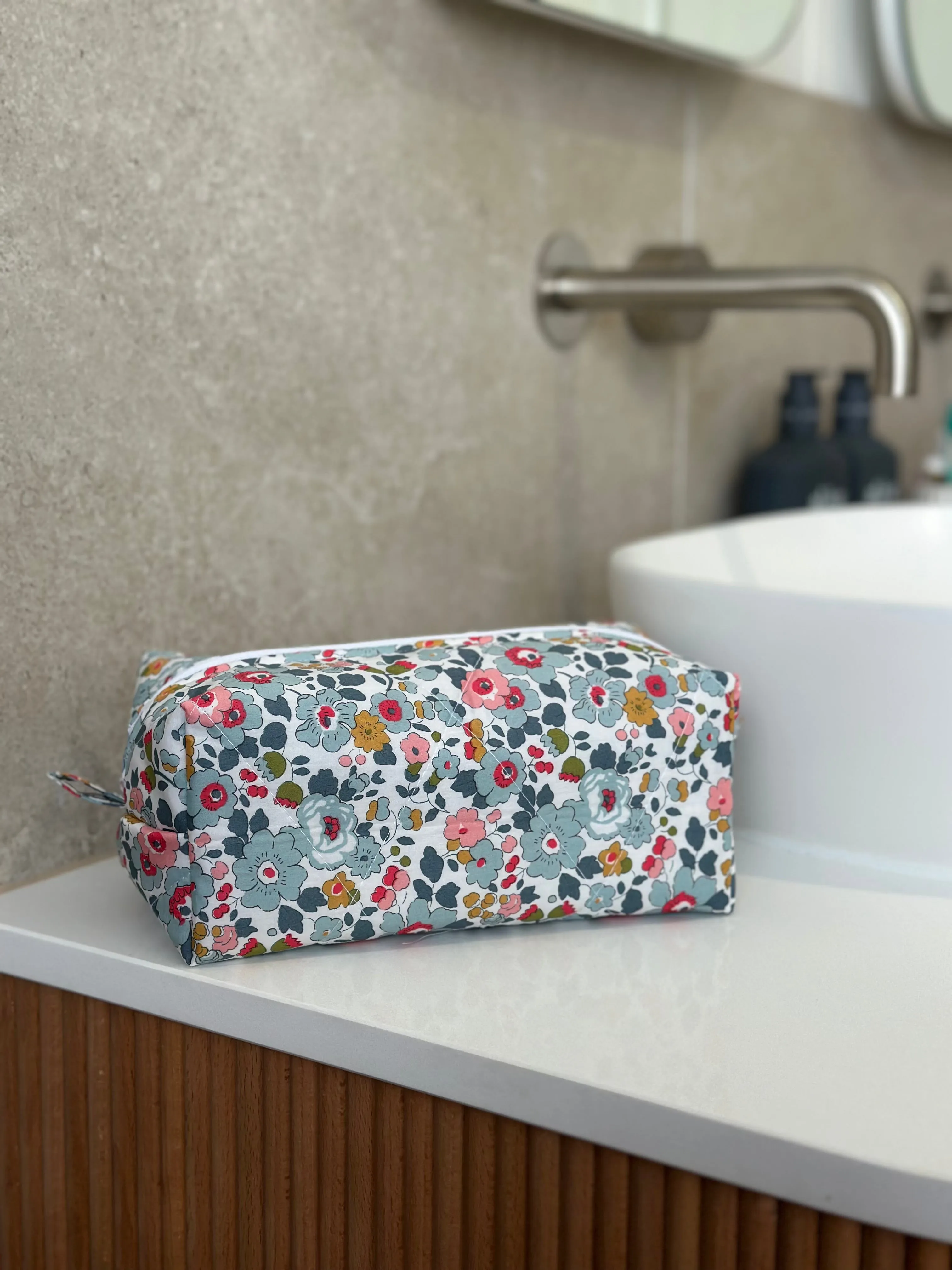 Betsy Blue Liberty   Blue Gingham Bag