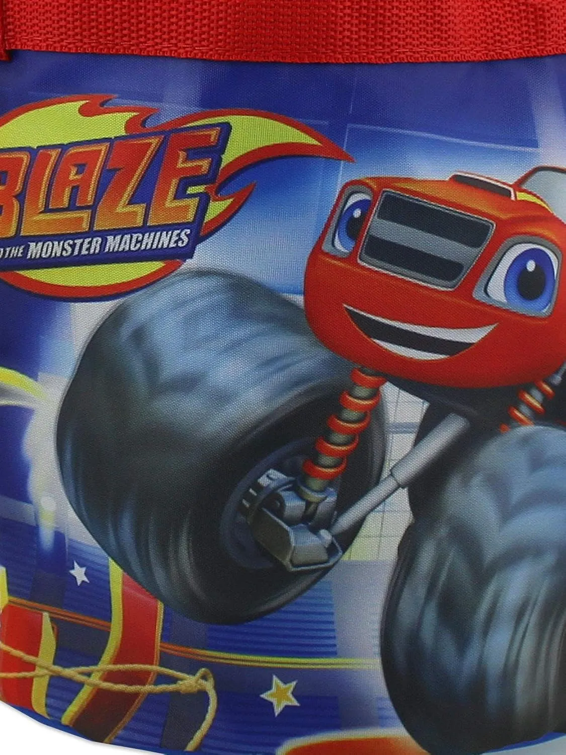 Blaze and the Monster Machines Boys Nylon Gift Basket Bucket Tote Bag