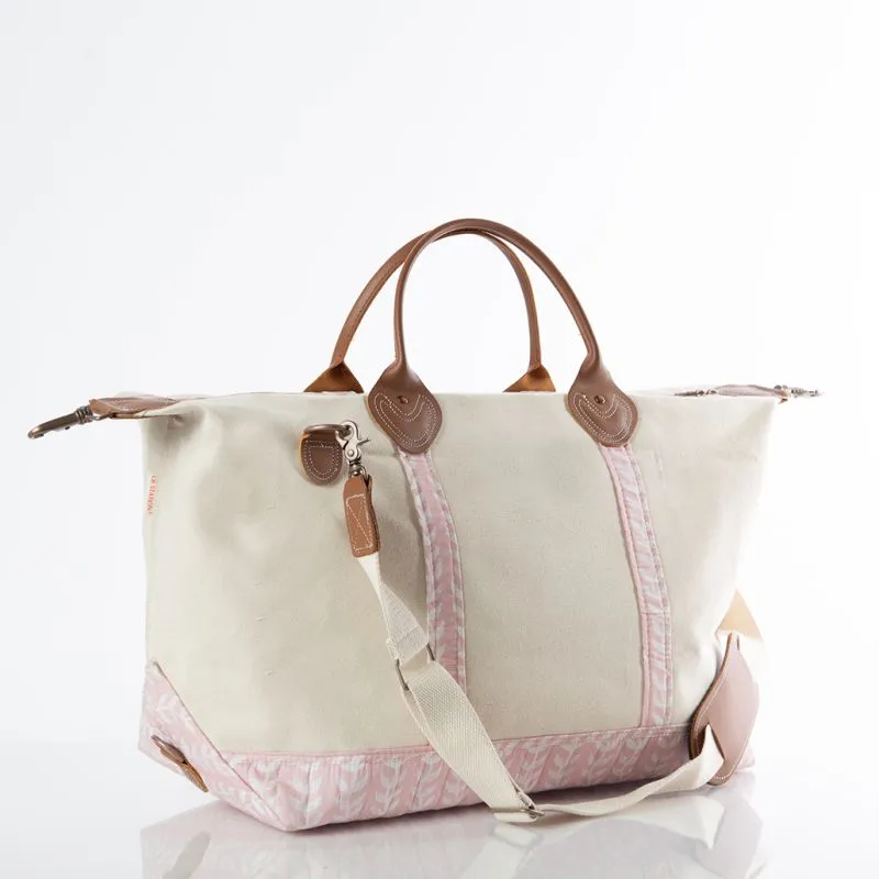 Block Print Weekender bag