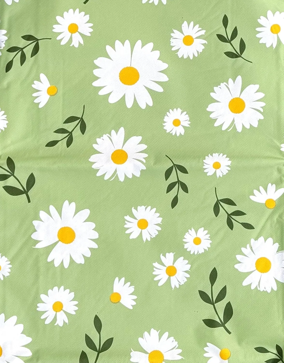 Blossoming Daisy Meadow Floral Abstract, Flannel Back (52" x 90" Oblong)