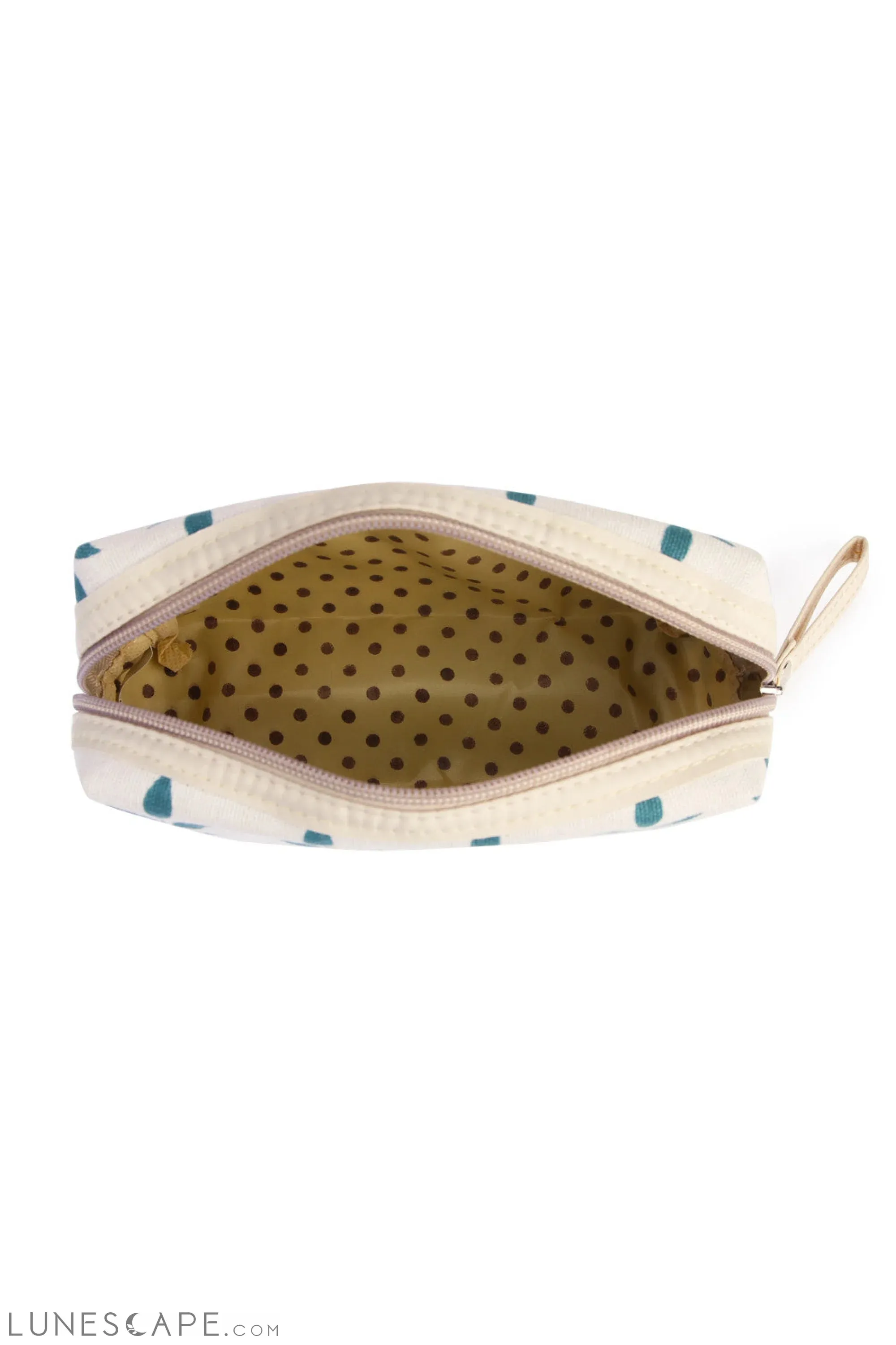 Blue Leaf Art Cosmetic Pouch