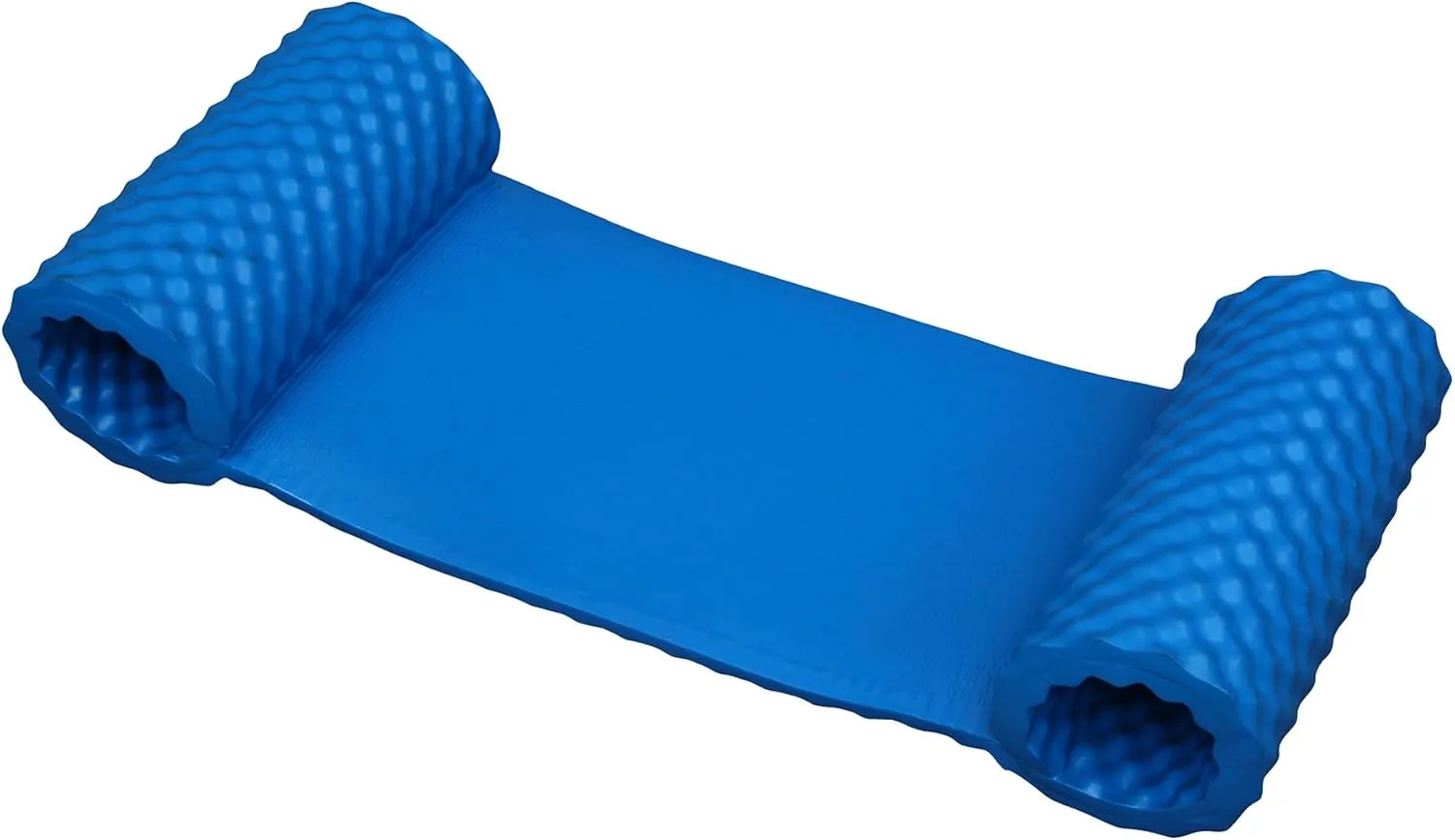 Blue Luxury Water Hammock for Swimming Pools - NBR Foam Rubber Flotation Device ,44.5"L x 18"W