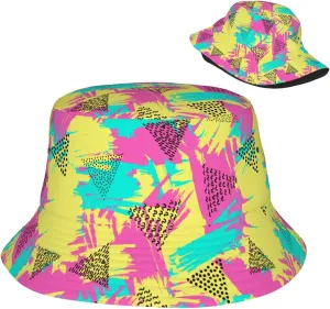 Boho Bucket Hats for Women Summer Sun Beach Travel Cap Men Bucket Hat