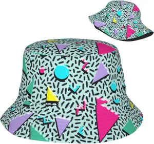 Boho Bucket Hats for Women Summer Sun Beach Travel Cap Men Bucket Hat