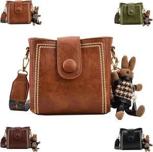 Bootara Bucket Bag, Vintage Crossbody Bag With Adjustable Wider Shoulder Strap, Womens Retro Water Bucket Shoulder Bag