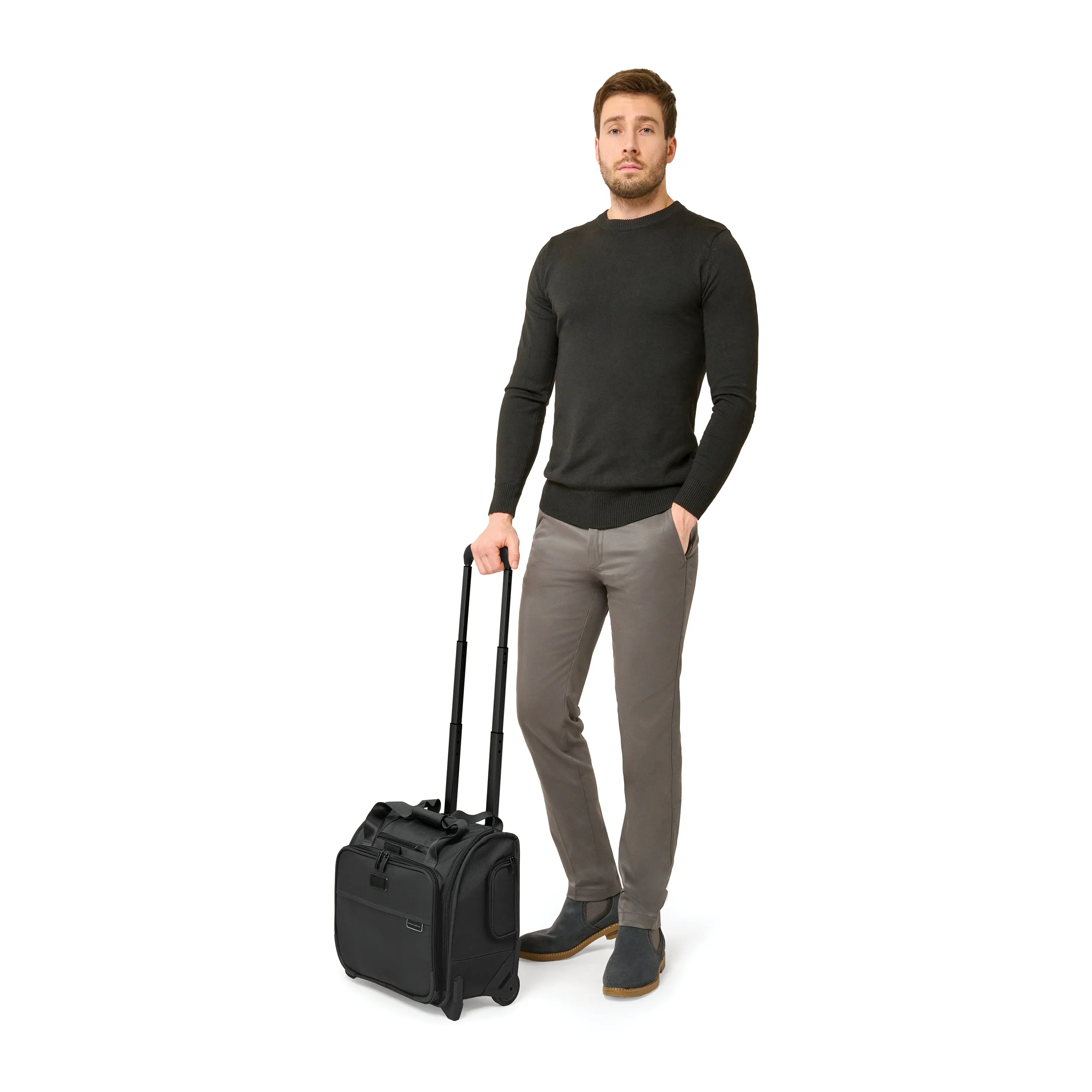 Briggs & Riley Baseline 15” Softside 2-Wheel Cabin Bag (Free Monogram)- BLU116