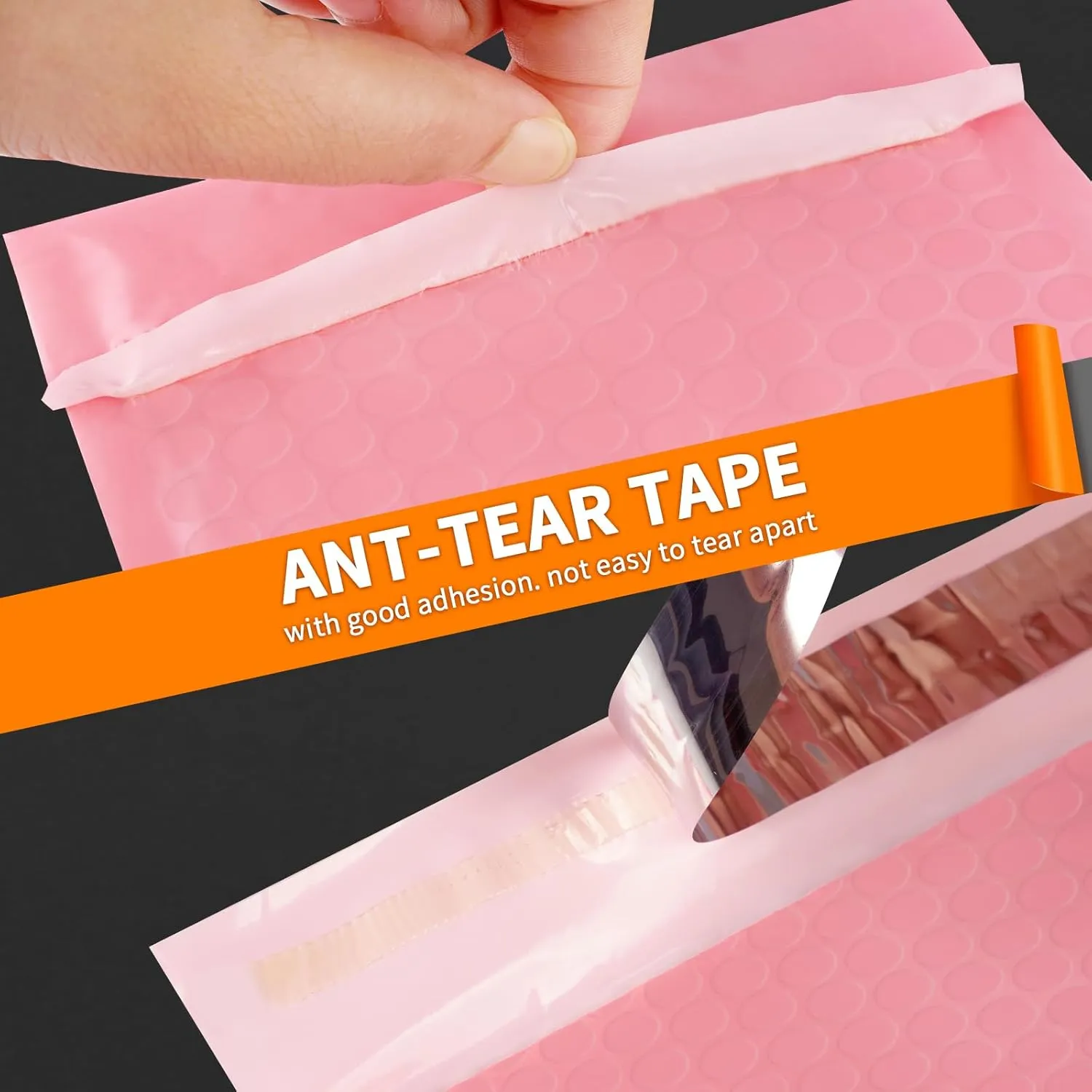 Bubble Mailers, 4x7 Inch Padded Bubble Mailers Pack of 100 Bubble Envelopes Opaque Self Seal Adhesive Waterproof Bags for Shipping and Packaging (Pink, 4x7-100Pc)