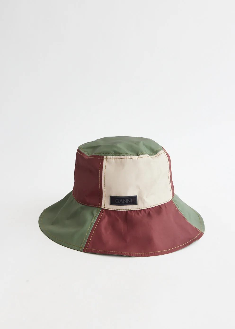 Bucket Hat Patchwork Tech