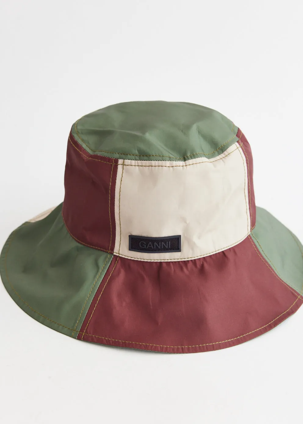 Bucket Hat Patchwork Tech