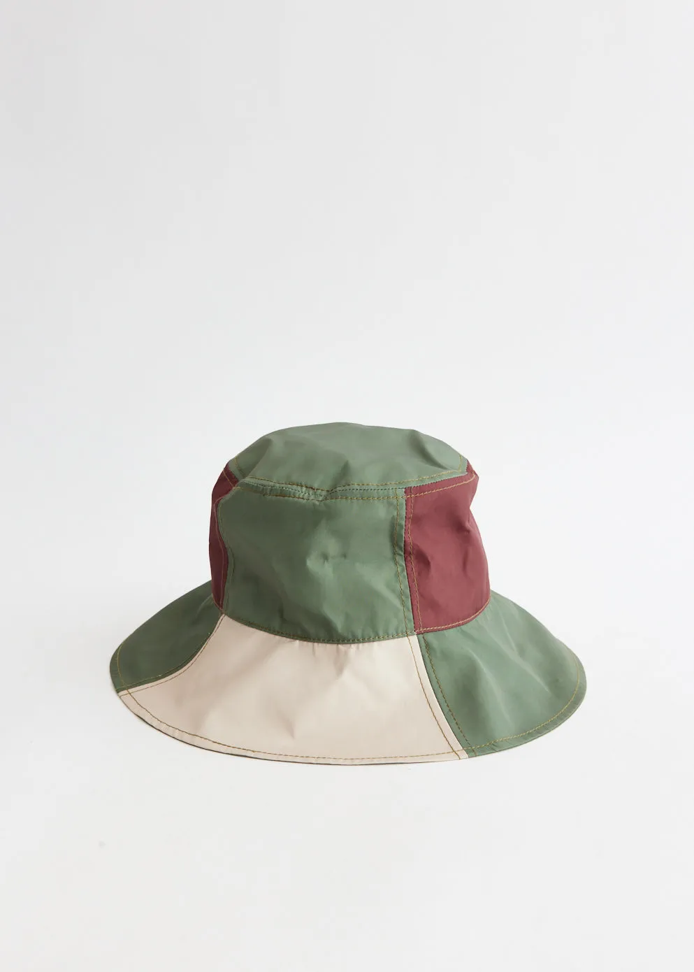 Bucket Hat Patchwork Tech