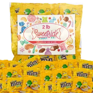 Bulk Candy - M&MSCandy Bags 2Lbs – Milk Chocolate Peanut Butter Peanuts Candy for Party Bags – Peanut ButterM&M Ideal for Holidays, Parties, Bulk Candy Individually Wrapped