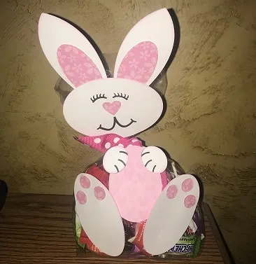 Bunny Candy Bag SVG Image File Download