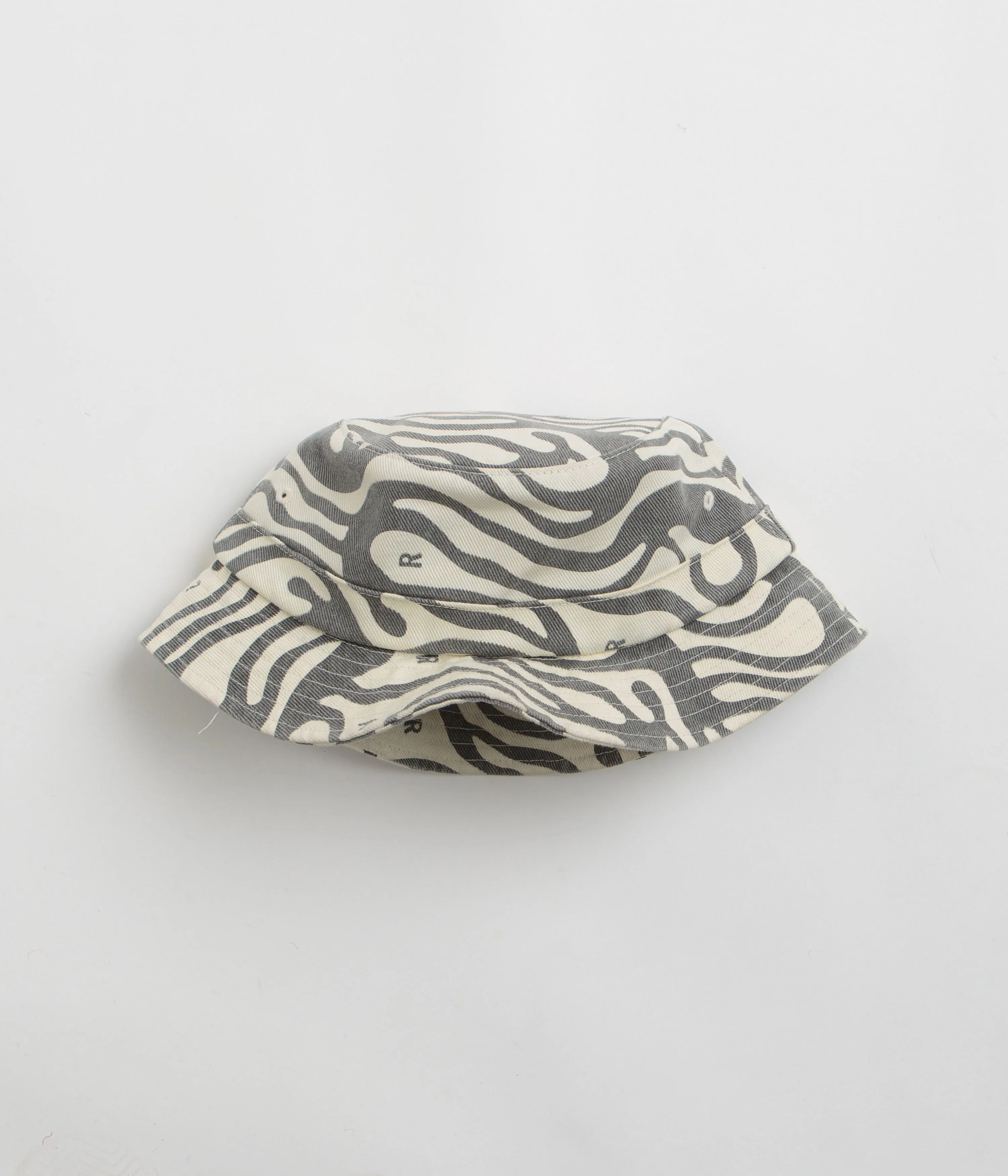 by Parra Blobbed Bucket Hat - Washed Grey
