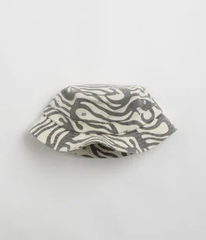 by Parra Blobbed Bucket Hat - Washed Grey