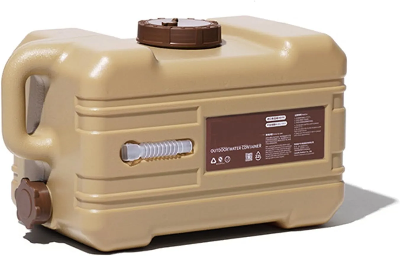 Camping Potable Water Storage Containers Water Jug with Spigot Portable Water Tank Refillable Food Grade BPA-Free Water Carrier Emergency Drinking for Outdoor Travel Hunting