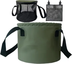 Camping Water Container - Collapsible Water Bucket with Large Capacity 20L Wash Basin for Fishing, Travelling