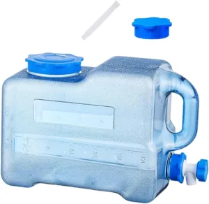Camping Water Container with Spigot Water Storage Jug Water Carrier for Driving Fishing