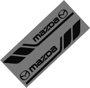 Car Decals for Mazda Biante 2008-2018, Side Mirror Decals Car Emblem Stickers Vinyl Decal Stickers for Rear View Mirror Auto Body Exterior Decoration Car Accessories,Black