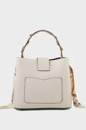 Casual Bucket Hand Bags BH0006-Off White