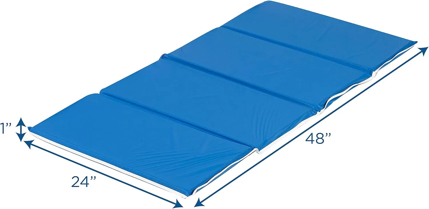 Children's Factory Double Bound Edges Folding Nap Mat for Daycare or Preschool