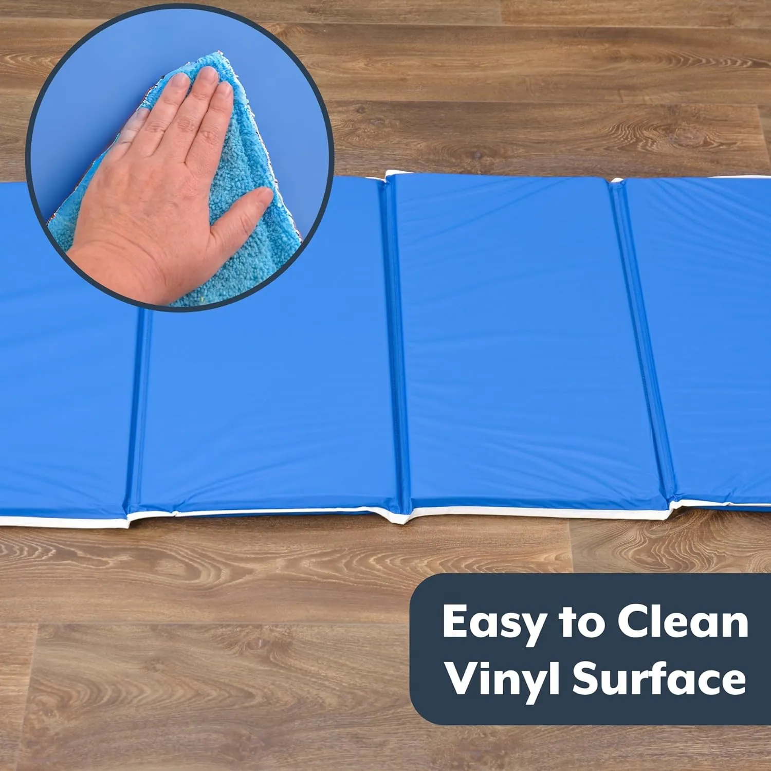 Children's Factory Double Bound Edges Folding Nap Mat for Daycare or Preschool