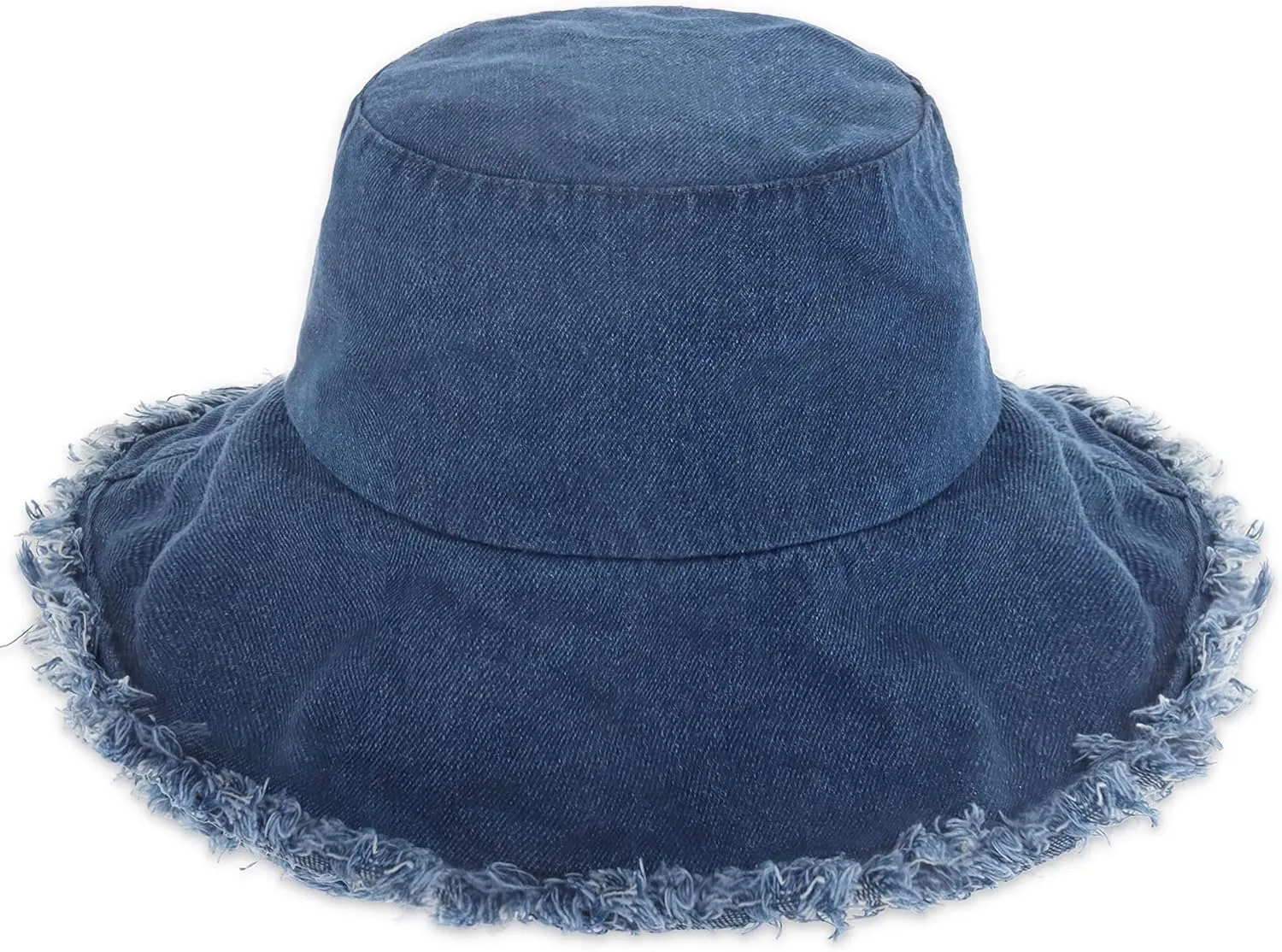 CHOK.LIDS Frayed Bucket Hats for Women Men Unisex Trendy Washed Cotton Floppy Wide Brim Boonie Outdoor Summer Beach Headwear