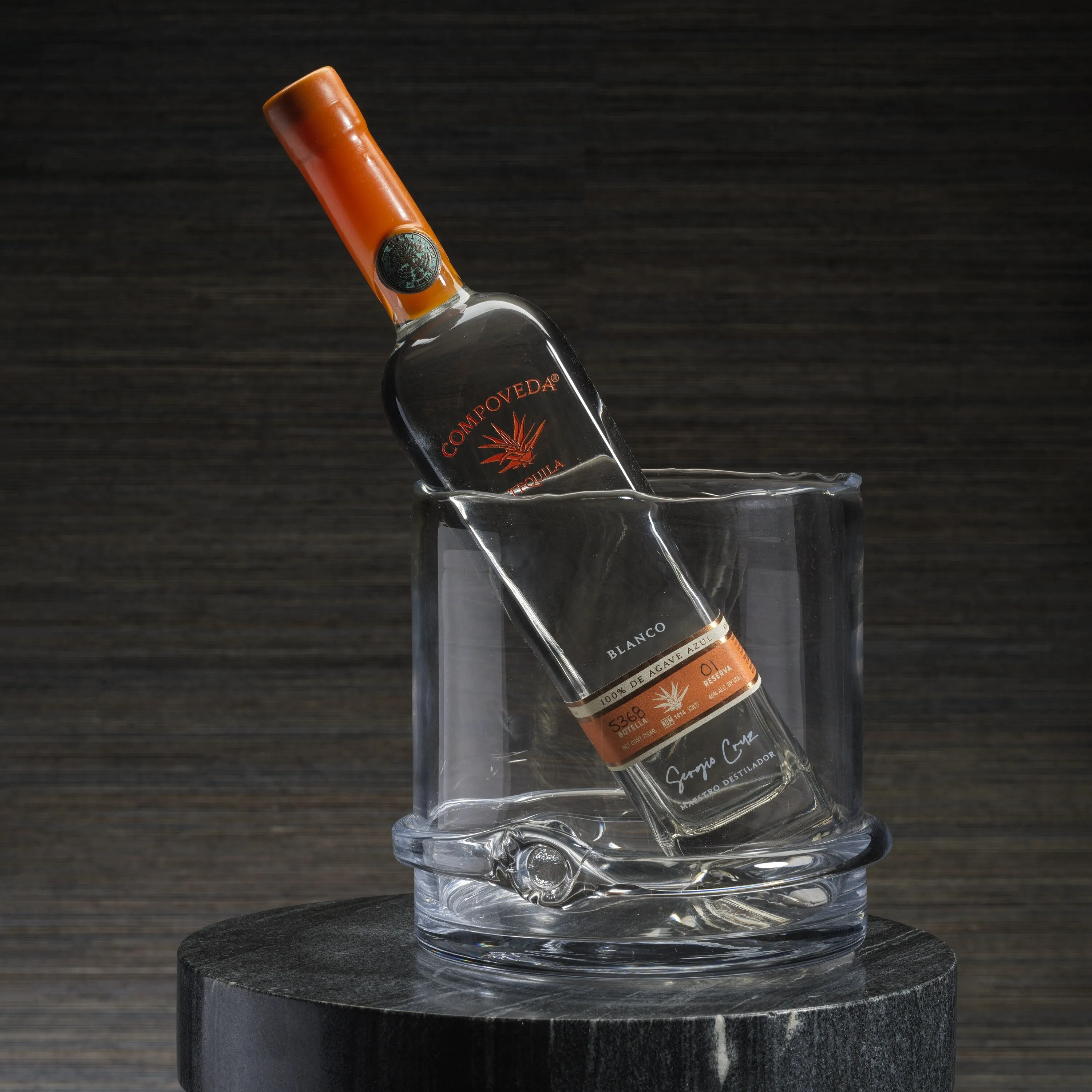 Claire Mouth-Blown Glass Champagne Bucket/ Vase