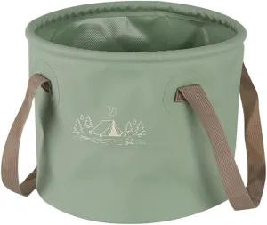 Collapsible Bucket 10L(2.6Gallon) Camping Water Storage Container Portable Folding Foot Bath Tub Wash Basin for Traveling Hiking Fishing Boating Gardening (Color : Green)