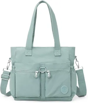Collsants Tote Bag for Women Nylon Purse and Handbags Tote Purse Crossbody Bag Messenger Bag
