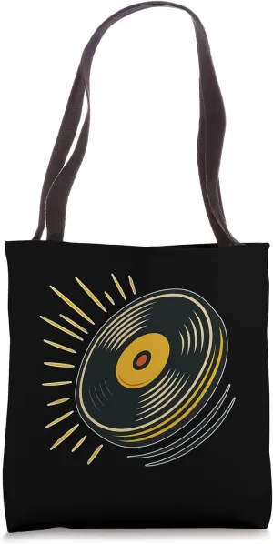 Comic Vinyl Spin Tote Bag