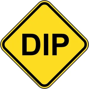 ComplianceSigns.com Dip Reflective Sign, 12 inch with Center Holes on 80 mil Aluminum for Recreation Roadway