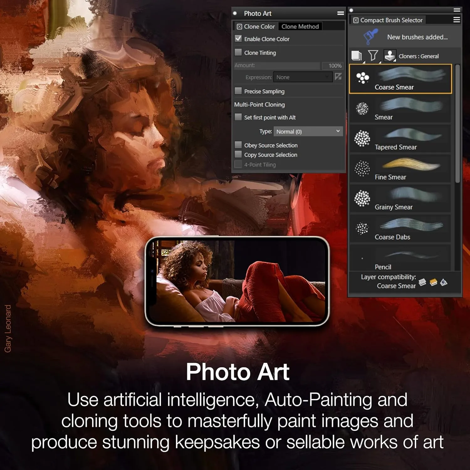 Corel Painter 2023 Upgrade | Professional Painting Software for Digital Art, Illustration, Photo Art & Fine Art [PC/Mac Key Card]