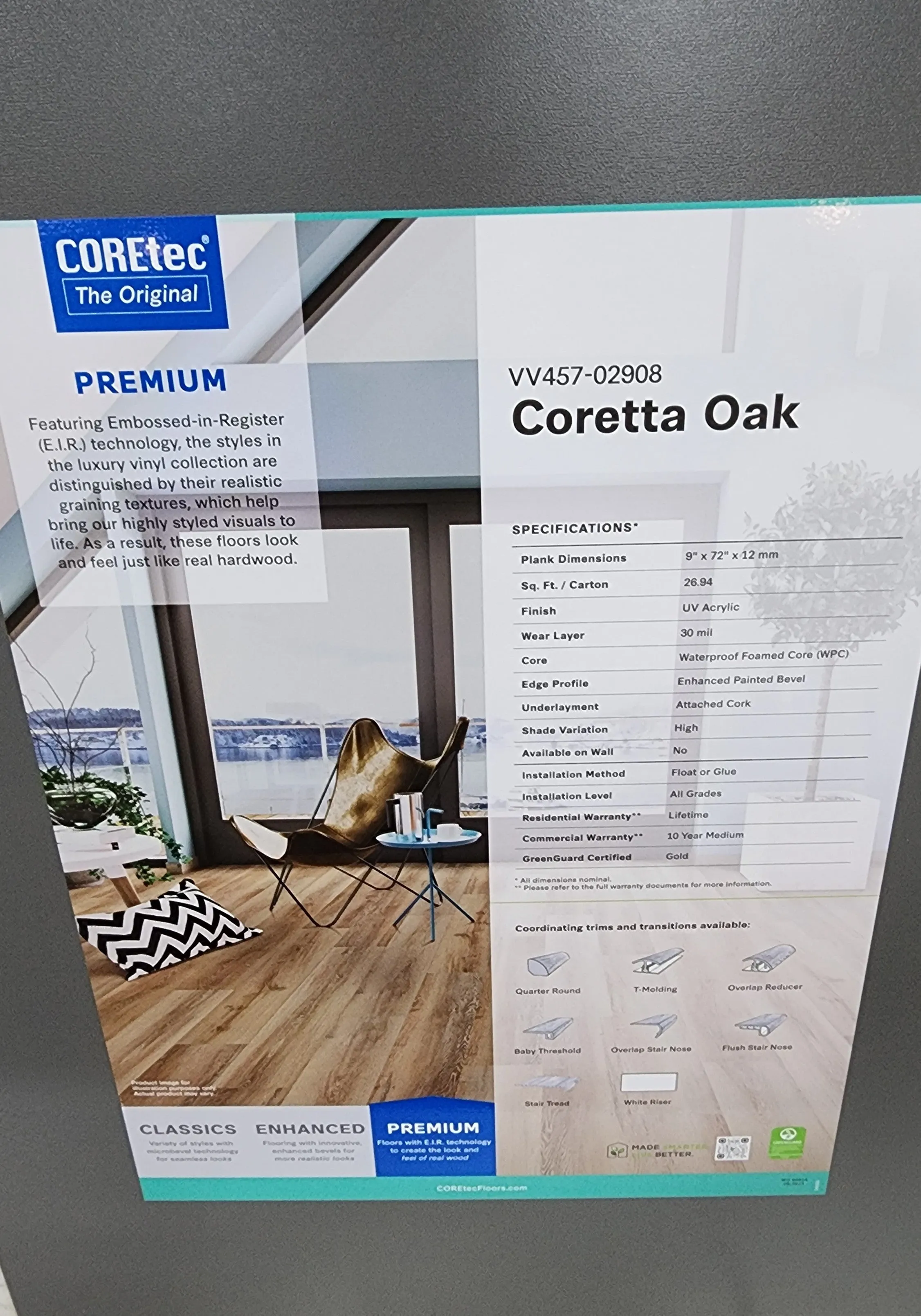 Coretta Oak - Coretec vv457 Originals Premium