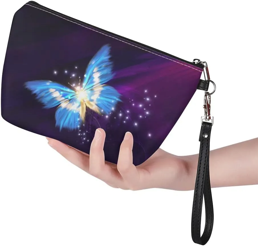 Cosmetic Bags for Purse Cute Sea Turtle Small Hanging Portable Makeup Bag Brush Holder Pouch Cosmetics Organizer Bag for Women