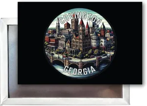 Covington Georgia Souvenir Destination Refrigerator Magnet 2.5"X3.5" 4-Pack