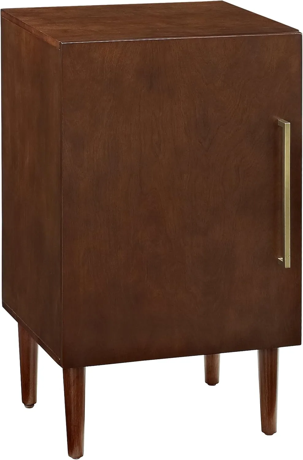 Crosley Furniture Everett Player Stand with Storage for Vinyl Records, Mahogany