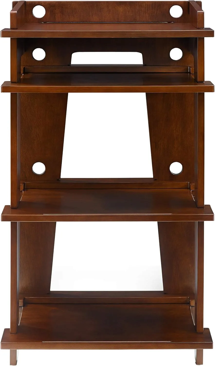 Crosley Furniture Soho Record Player Stand, Media Console with Vinyl Storage, Modern Home Organizer, Mahogany