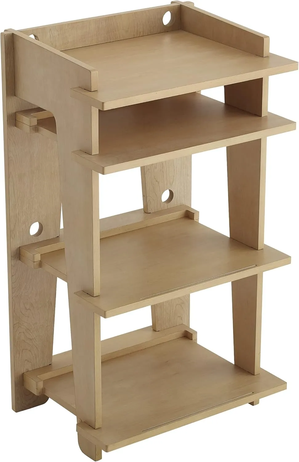 Crosley Furniture Soho Record Player Stand, Media Console with Vinyl Storage, Modern Home Organizer, Natural