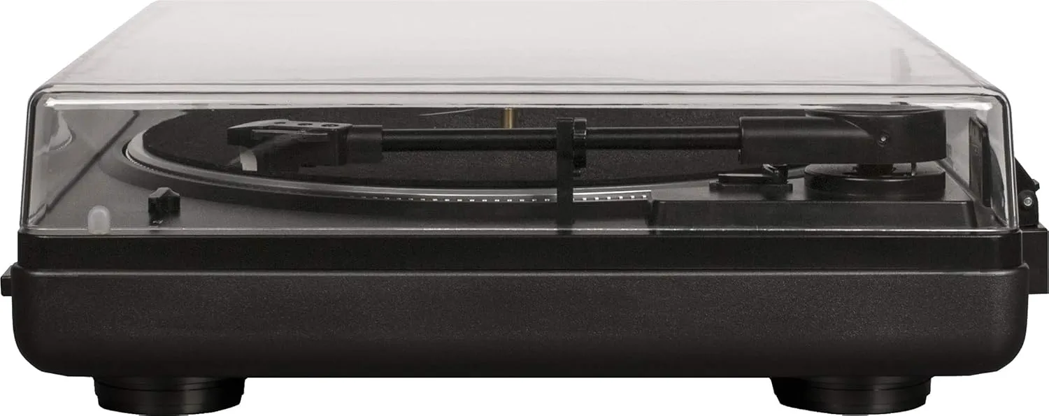 Crosley T400D-BK Fully Automatic Bluetooth 2-Speed Turntable Record Player with Built-in Preamp, Black