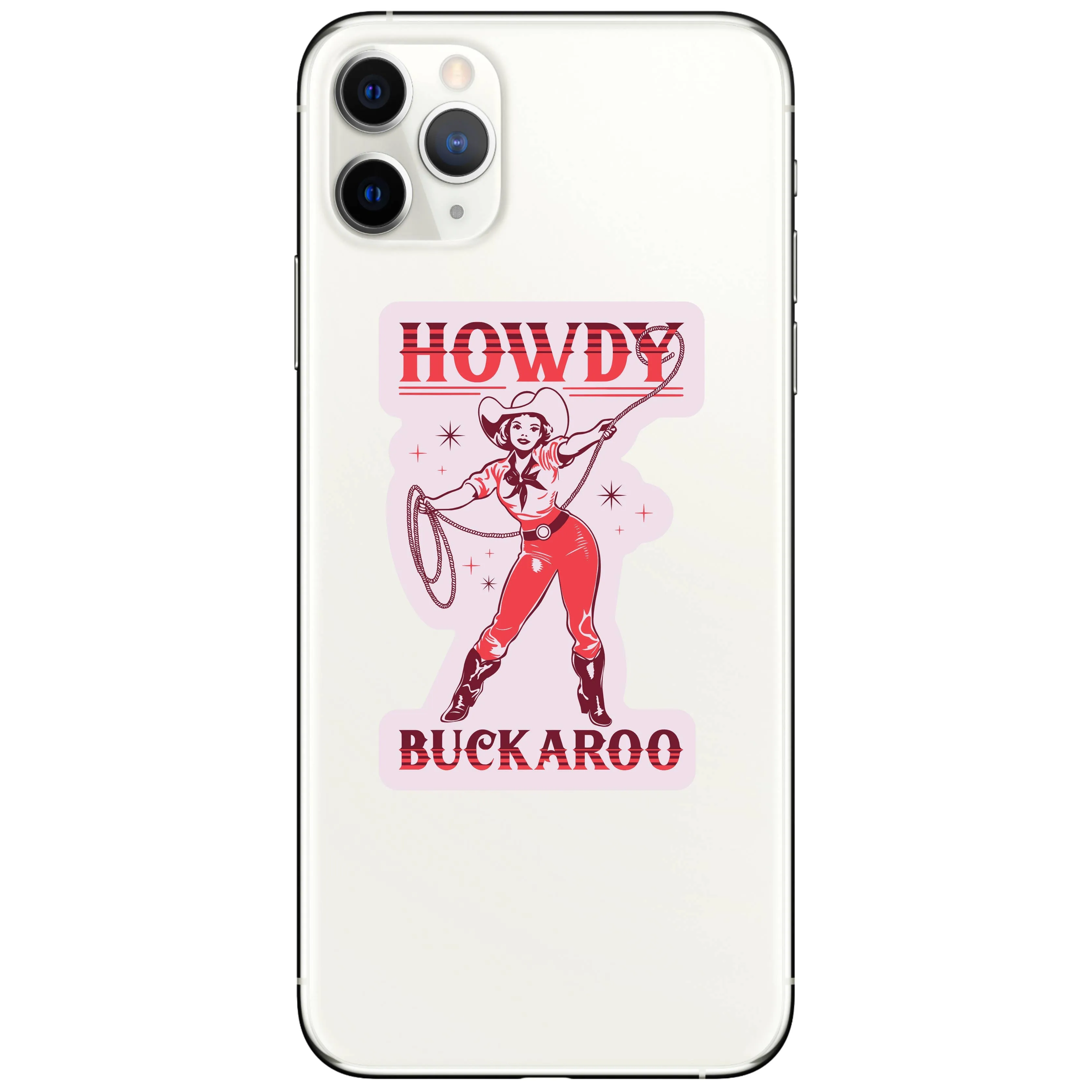 Curvy Cowgirl Vinyl Sticker