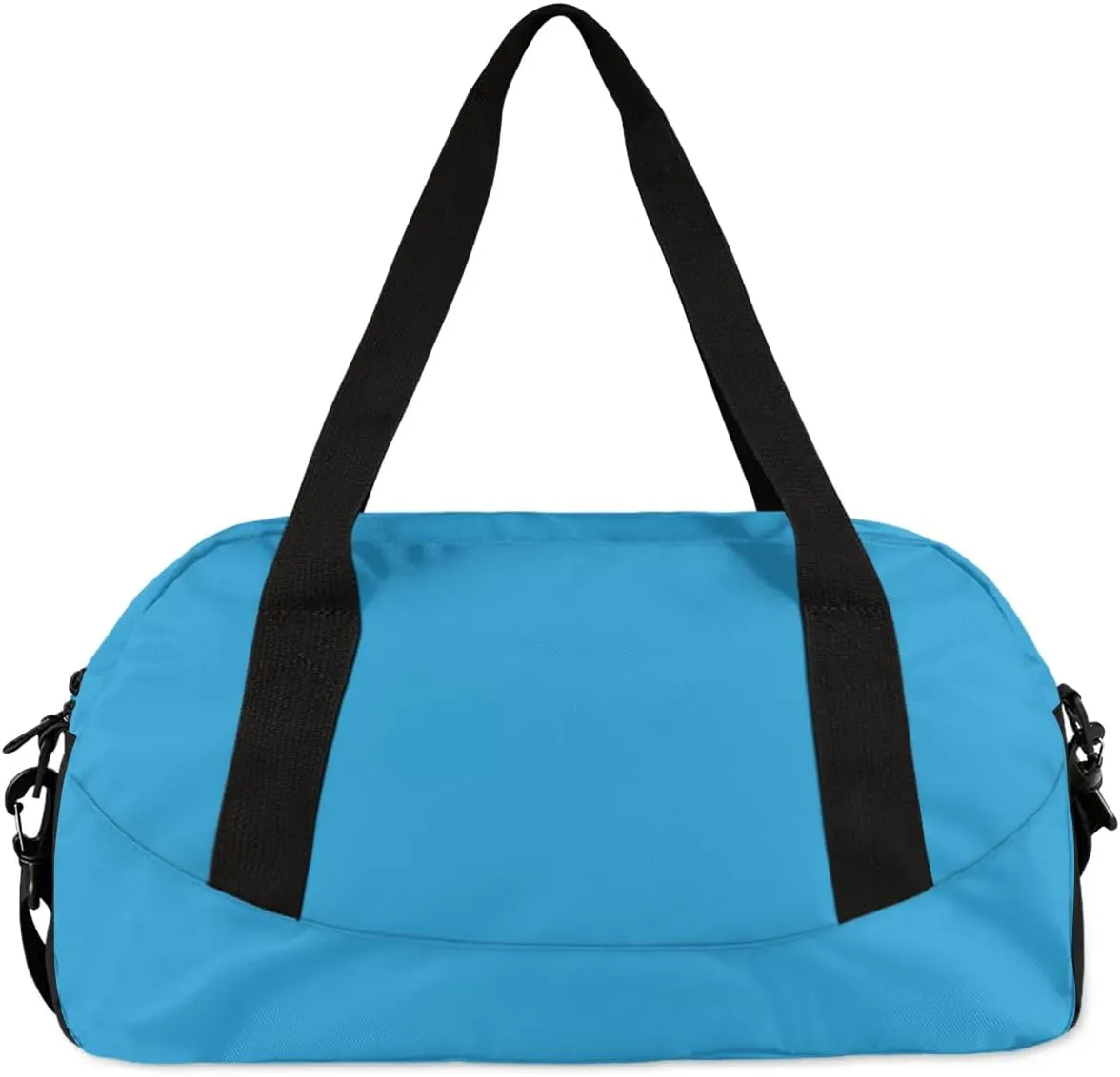 Custom Sport Gym Bag, Personalized Name Overnight Duffel Bag for Boys Girls Dance Weekender Bags Travel Tote Bag, Blue D