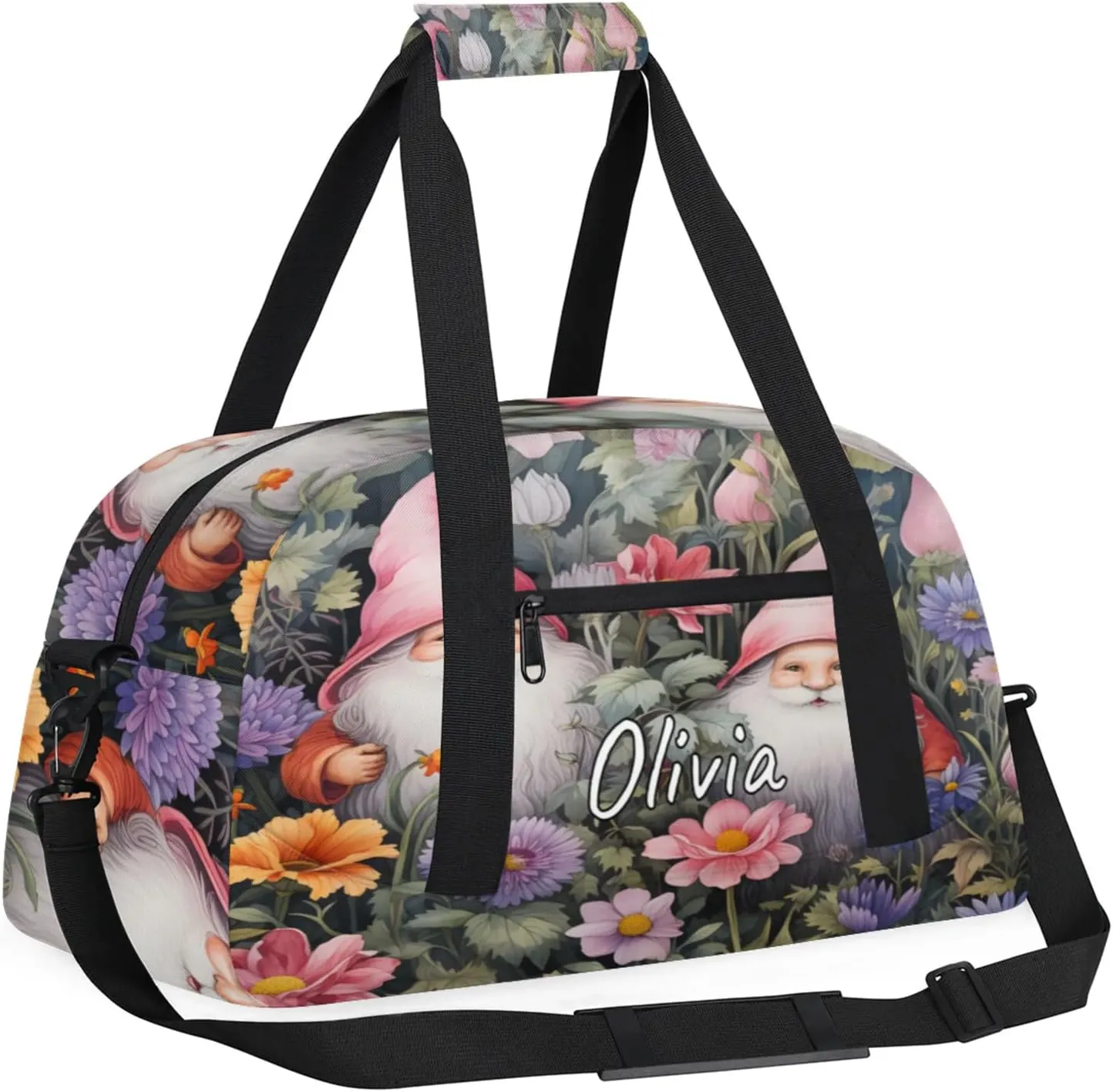 Custom Sports Gym Bag Personalized Name Travel Duffel Bag