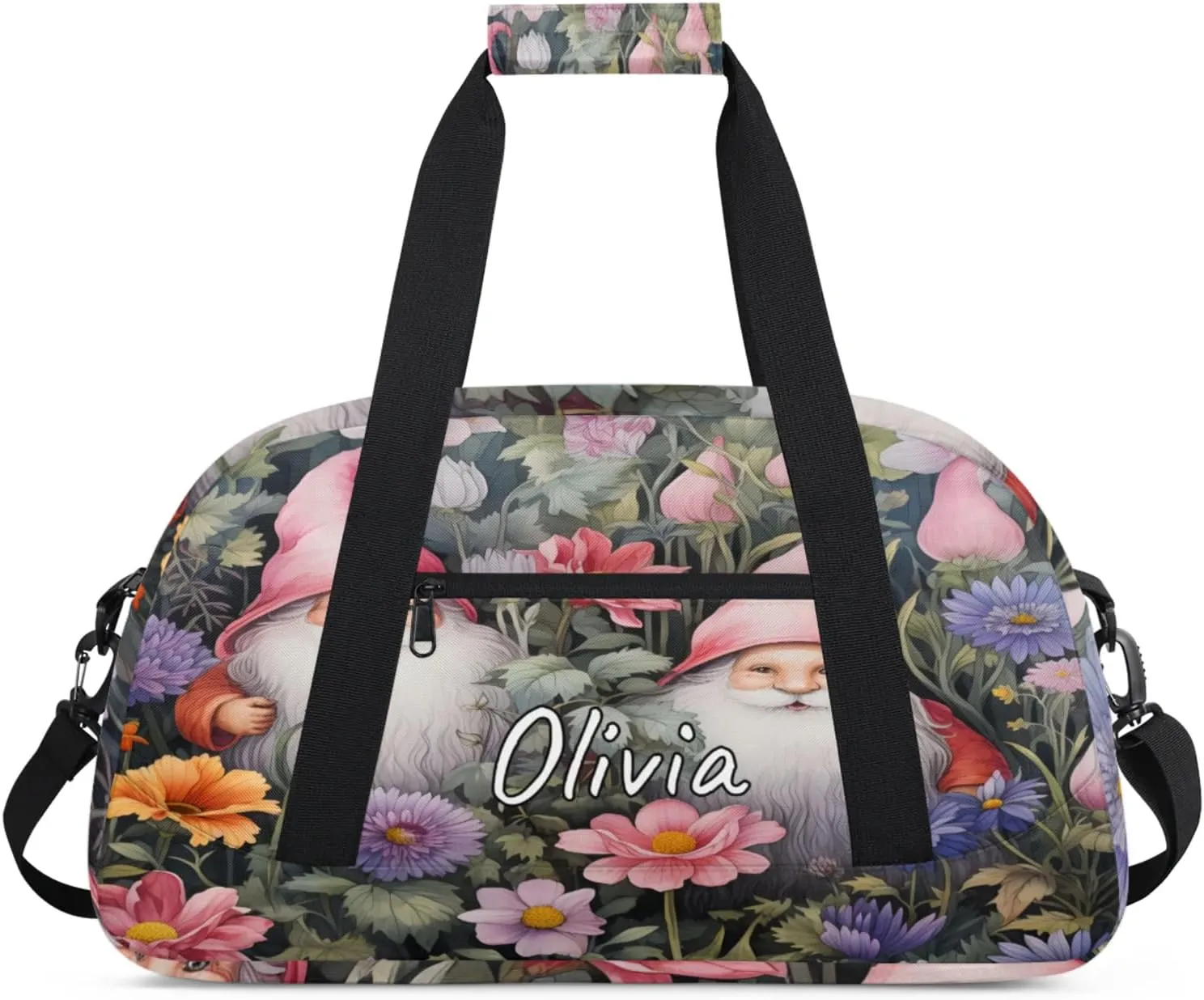 Custom Sports Gym Bag Personalized Name Travel Duffel Bag