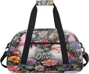 Custom Sports Gym Bag Personalized Name Travel Duffel Bag