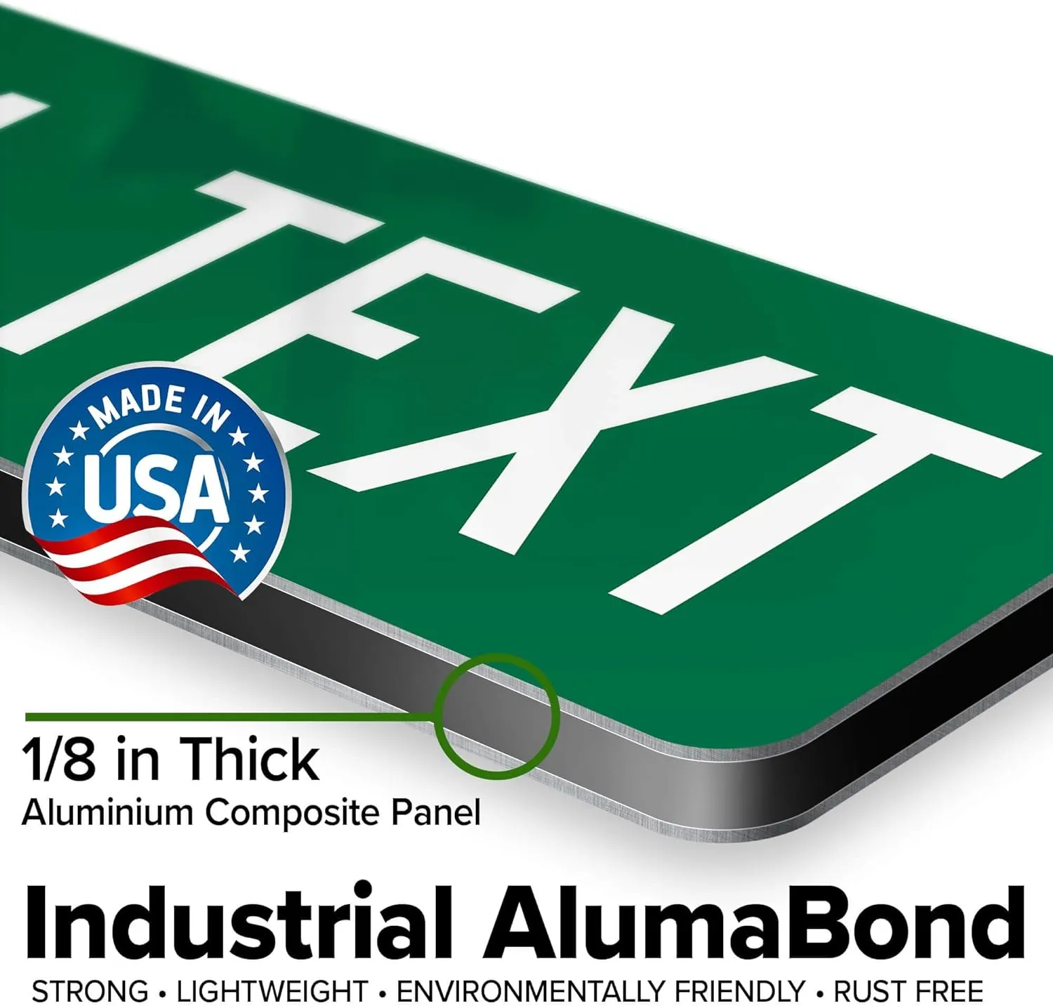 Custom Street Sign, Road and Address Sign, 8 Colors, Reflective Option, Mounting 4x18 Inch, Thick Rust-Free AlumaBond, USA Made by My Sign Center, (Classic)