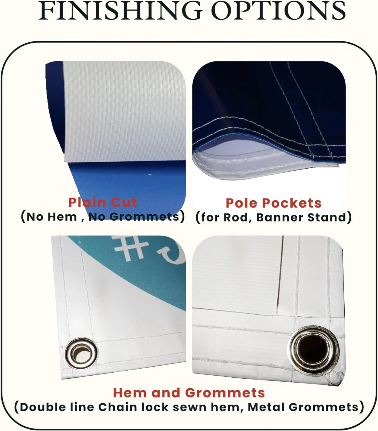 Custom Vinyl Banner, 14oz Premium Coated Vinyl, Full Color, indoor/outdoor Heavy Duty Sign, Design Online or Print Your Design file. 1 Sided (4 X 40 ft (H X W))