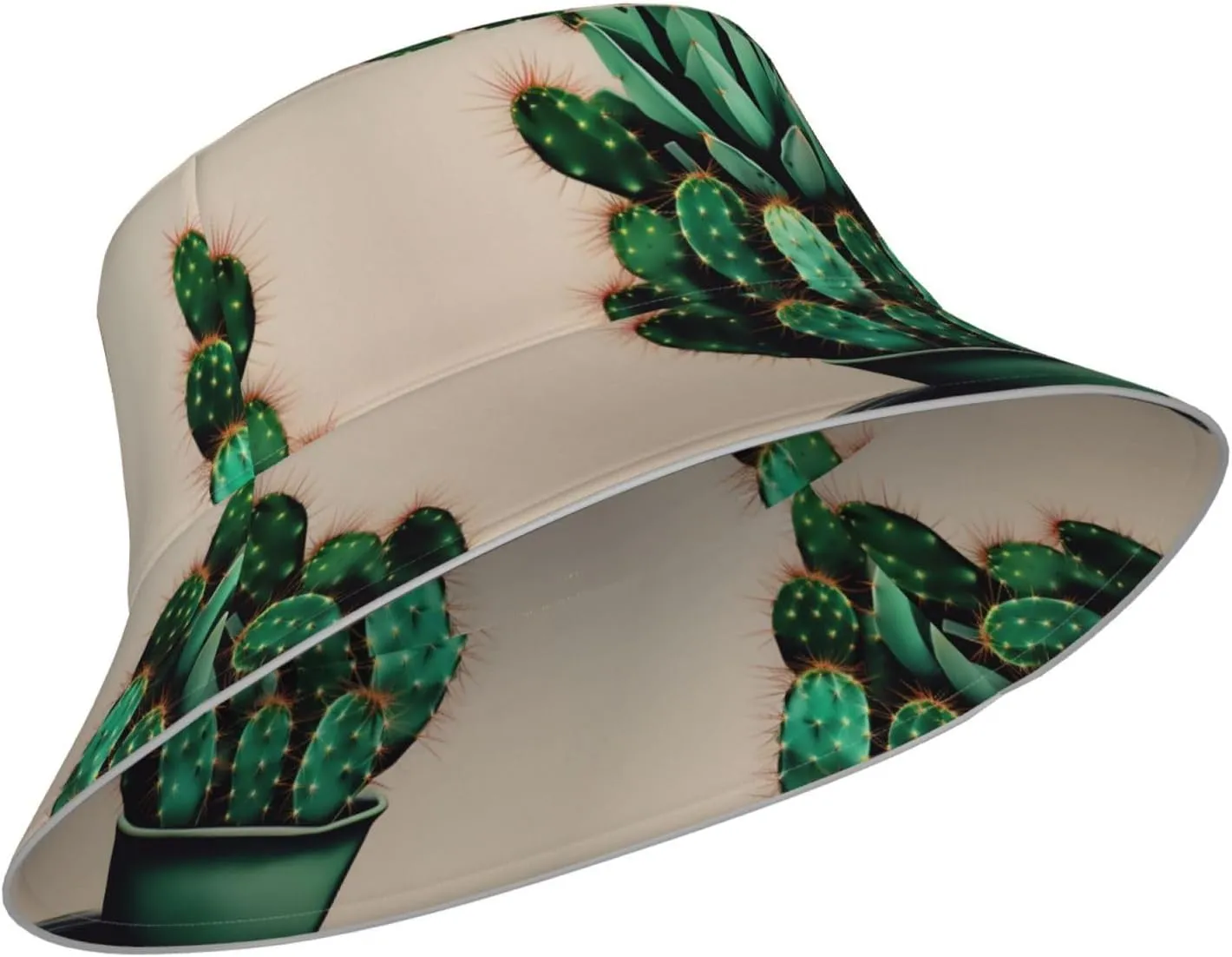Cute Deer Print Bucket Hat for Women and Men Packable Travel Summer Beach Hat Sun Hats Hiking Hat