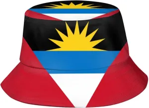 Cute Flag Bucket Hats Fashion Sun Cap Packable Outdoor Patriotic Fisherman Hat for Women Men